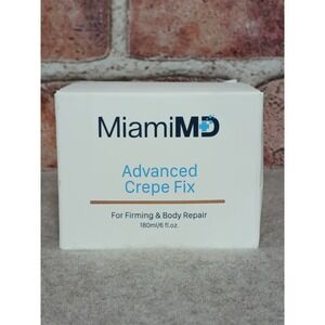 NEW Sealed Miami MD Advanced Crepe Fix Firming & Body Repair Large 180ml 6 fl oz